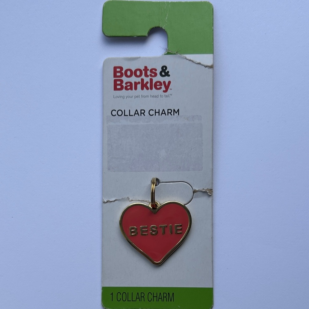 Boots & Barkley Red Heart Bestie Charm
